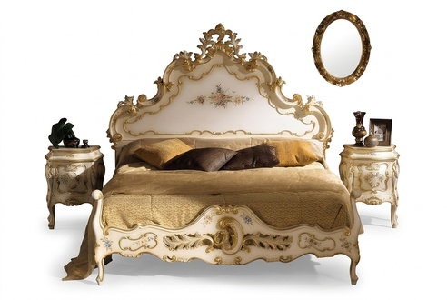 Schlafzimmer komplett Set weiÃ Bett, 2x Nachttische Schlafzimmer MÃ¶bel Holz