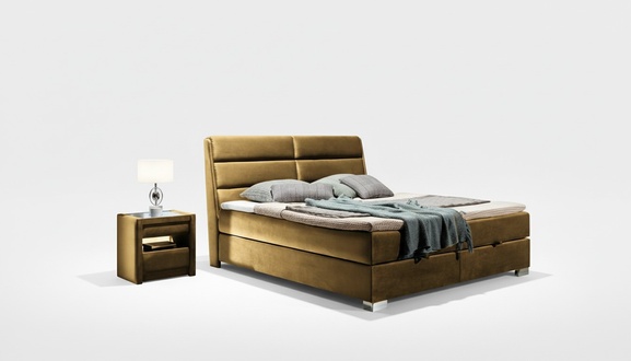 Schlafzimmer Luxus Boxspring Bett Betten Doppel MÃ¶bel Stoff 140 160 180 x 200cm