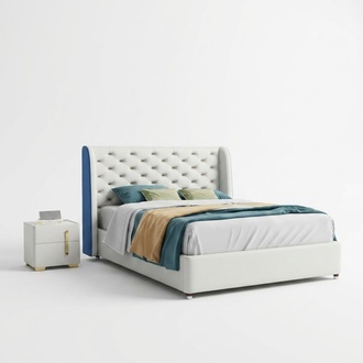 Schlafzimmer MÃ¶bel Designer Bett Bettgestell Doppelbetten Eleganz Holz