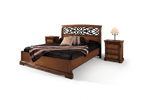 Schlafzimmer MÃ¶bel Garnitur Set Italienische MÃ¶bel Nachttisch Massives Holz 3tlg