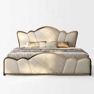 Schlafzimmer MÃ¶bell Stilvolles WeiÃes Doppelbett Moderne Lederbetten
