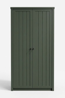 Schlafzimmerschrank Garderobe mit Kleiderstange Mehrzweckschrank GrÃ¼n