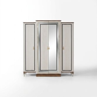 Schlafzimmerschrank Kleiderschrank Kinderschrank Schrank Holz Beige