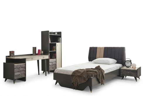 Schlafzimmerset LuxuriÃ¶ses stilvolle Schlafzimmer Set Bett BÃ¼cherregal
