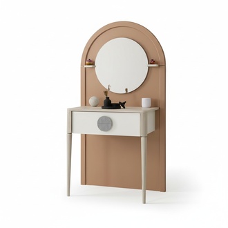 Schminktisch Elegant Spiegel Schublade Stilvolles Design Moderne Einrichtung