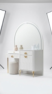 Schminktisch Konsolen SekretÃ¤r Schminktische Spiegel Schlafzimmer