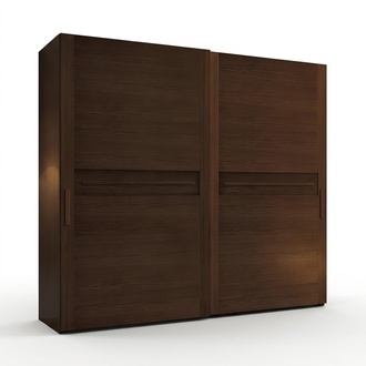 KleiderschrÃ¤nke Kleiderschrank Luxus SchiebetÃ¼r Design Holz moderne Garderobe