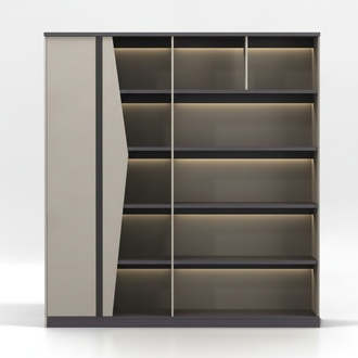 Schrank BÃ¼ro BÃ¼cherschrank Aktenschrank MÃ¶bel Eleganter Schrank Beleuchtet