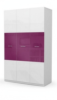 Schrank Kleiderschrank Kinder Kinderzimmer Unisex Kinderzimmer MÃ¶bel Lila WeiÃ