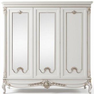 Schrank Kleiderschrank Regal Aufbewahrungs Garderobe Modern Spiegel Holz Design