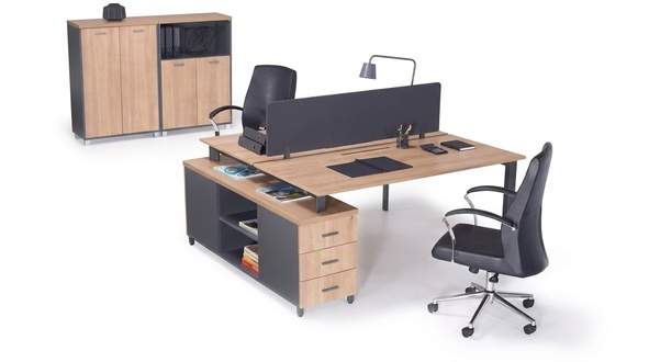 Schreibtisch 6 Schubladen Moderne Arbeitszimmer MÃ¶bel Holztisch Luxus