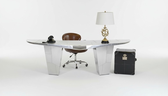 Schreibtisch Computer Tisch BÃ¼rotisch Alu Tische Flieger Arbeitszimmer