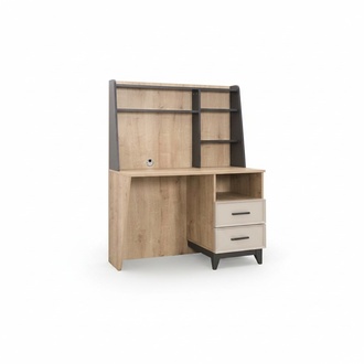 Schreibtisch Computertisch Braun KinderzimmermÃ¶bel Holz Tisch Regale