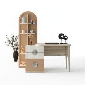 Schreibtisch Elegant Schubladen Stilvolles Design Funktionales Arbeiten BÃ¼ro