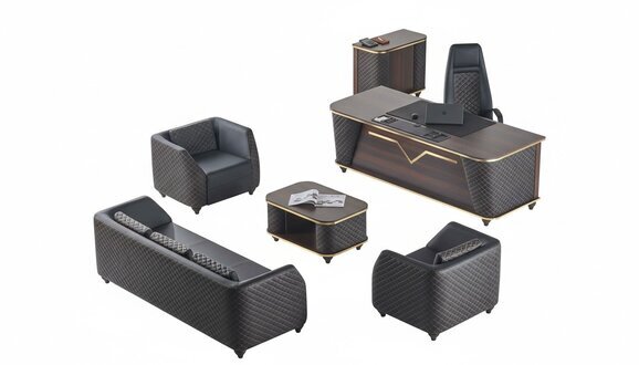 Schreibtisch Komplett BÃ¼rotisch Kommode Sofas BÃ¼ro Einrichtung Holz