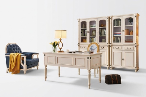 Schreibtisch Sessel Aktenschrank Office Set Klassisch BÃ¼ro Einrichtung Neu 3 tlg