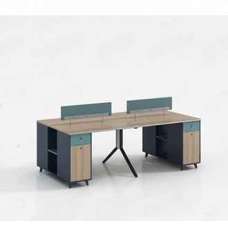 Schreibtisch TeambÃ¼rotisch Tisch Co Working Gemeinschaftsschreibtisch 4 Personen