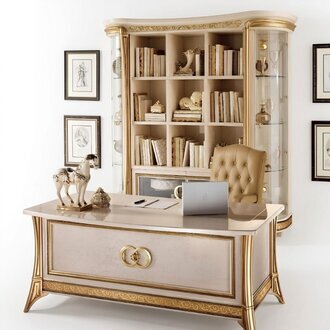 Schreibtisch Tisch BÃ¼ro Office Designer MÃ¶bel Barock Rokoko Jugendstil Klassisch