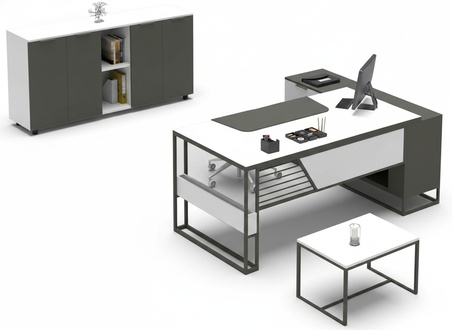 Schreibtisch Tisch BÃ¼rotisch Executive Desk Multifunktionstisch Chefschreibtisch