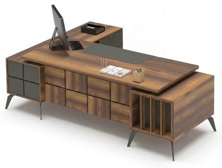 Schreibtisch Tisch Chefschreibtisch BÃ¼rotisch Executive Desk Multifunktionstisch