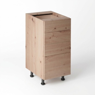 Schubladenkommode Unterschrank mit Schubkastenfronten KÃ¼chenschrank