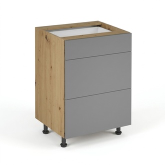 Schubladenschrank KÃ¼chenunterschrank 3 Schubladen Kommode Schubladenmodul