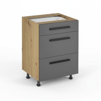 Schubladenschrank Schubladenkommode 3 Schubladen Auszugsschrank KÃ¼che