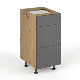 Schubladenschrank Schubladenkommode Unterschrank 3 Schubladen EinbaukÃ¼che