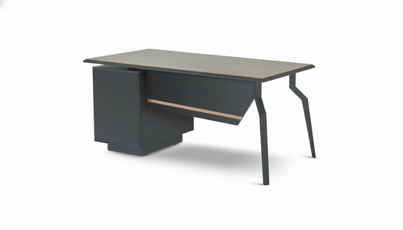 Schwarz-Brauner Schreibtisch Holztische Arbeitszimmer Moderne MÃ¶bel