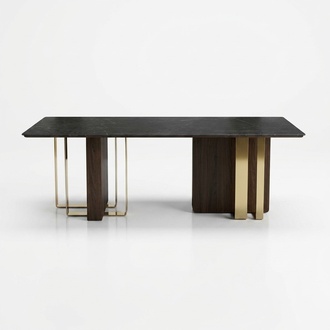 Schwarzer Designer Esstisch Esszimmer MÃ¶bel Tisch Luxus Holztische 240x100