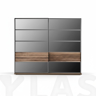 Schwarzer Kleiderschrank Moderne Schlafzimmer MÃ¶bel Schrank Holzschrank