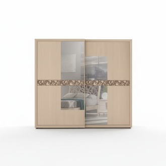 SchwebetÃ¼renschrank Schrank Kleiderschrank mit iegel Holz Luxus Modern