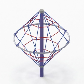 SeilklettergerÃ¤t Abenteuerkegel Netzpyramide Seilkletterpyramide Hangelkegel