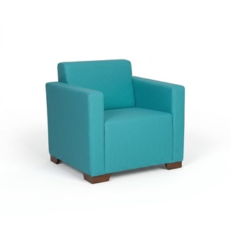 Sessel Arbeitszimmer Blau Sitz BÃ¼ro MÃ¶bel Polstersessel Neu Textil