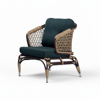 Sessel GrÃ¼n Design Couch Relax Hochwertig Hochwertig Rattan Polster Sitzer Luxus