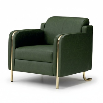 Sessel Luxus Leder Couch Sofas Polster 1 Sitzer Garnitur Design Luxus Wohnzimmer