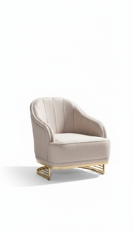 Sessel MÃ¶bel Modern Stoff Holz Metall Textil Luxus Sitz Stil Fernsehsessel