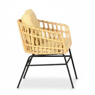Sessel Rattan Garten mÃ¶bel Sitz Veranda Lounge Terrasse Balkon Outdoor