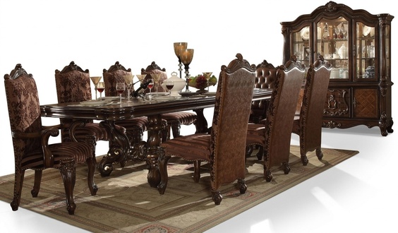 Set 8x Sessel Stuhl Design Holz Polster StÃ¼hle Esszimmer Garnitur Gruppe