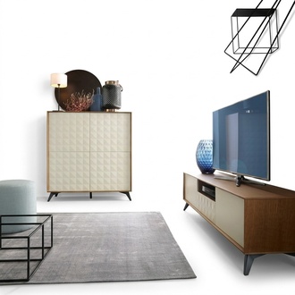 Set Moderne Wohnwand Kommode RTV Wohnzimmer Stil WohnwÃ¤nde