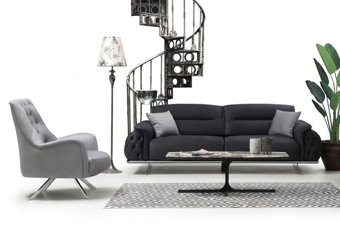 Set Sofagarnitur 3+1 Sitzer Polstergarnitur Luxus 2tlg Wohnzimmer MÃ¶bel Sofa