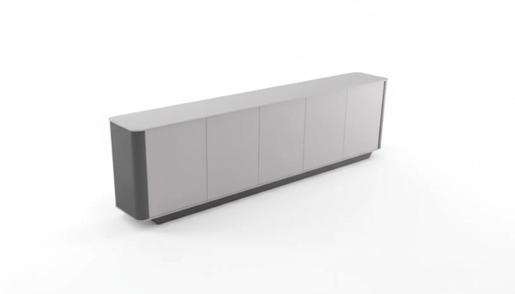Sideboard Dokumenten Modern Kommode Schrank Holz BÃ¼roschrank Grau JV MÃ¶bel