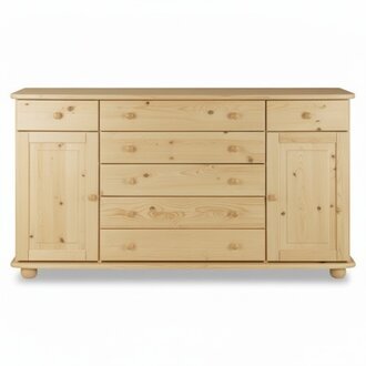 Sideboard Kommode Massive Anrichte Schrank MÃ¶bel Kommoden Echtholz SchrÃ¤nke Neu