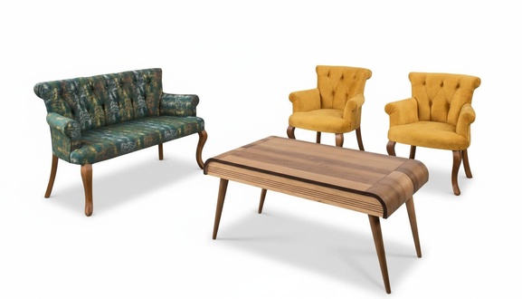 Sitzgarnitur Bank Sitzpolster MÃ¶bel Set Couch Sofa Couchtisch 4tlg. Sets