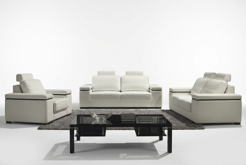 Sofa 3 Sitzer Design Sofas Polster Moderne Couchen Leder Relax Dreisitzer