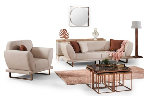 Sofa 3-Sitzer Wohnzimmersofa Polstersofa Relaxsofa Sessel Design-Sofa SitzmÃ¶bel