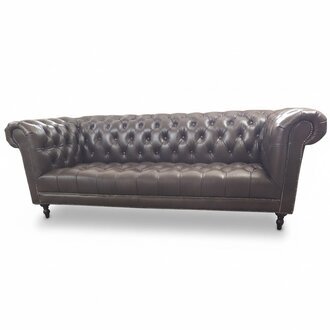 Sofa 4 Sitzer Chesterfield Couch Luxus 245cm Ledersofa Couchen MÃ¶bel