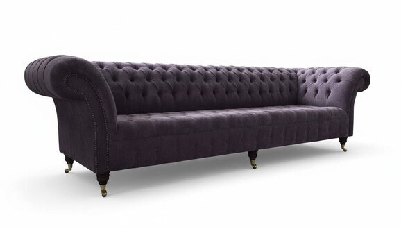 Sofa 4 Sitzer Couch Polster Design Textil Wohnzimmer Design MÃ¶bel Neu