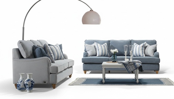 Sofa Dreisitzer 2x Wohnzimmer Luxus MÃ¶bel Modern Design Einrichtung