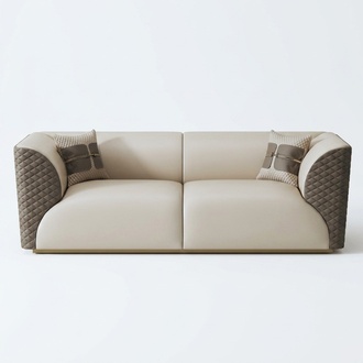 Sofa Dreisitzer Couch Klassische Neu Polster 3 Sitzer Deko Leder Couchen